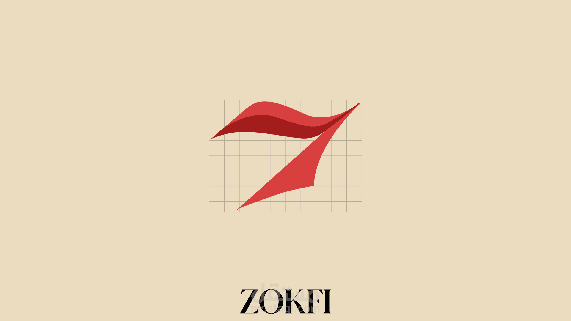 تصميم هوية بصرية لفريق zokfi