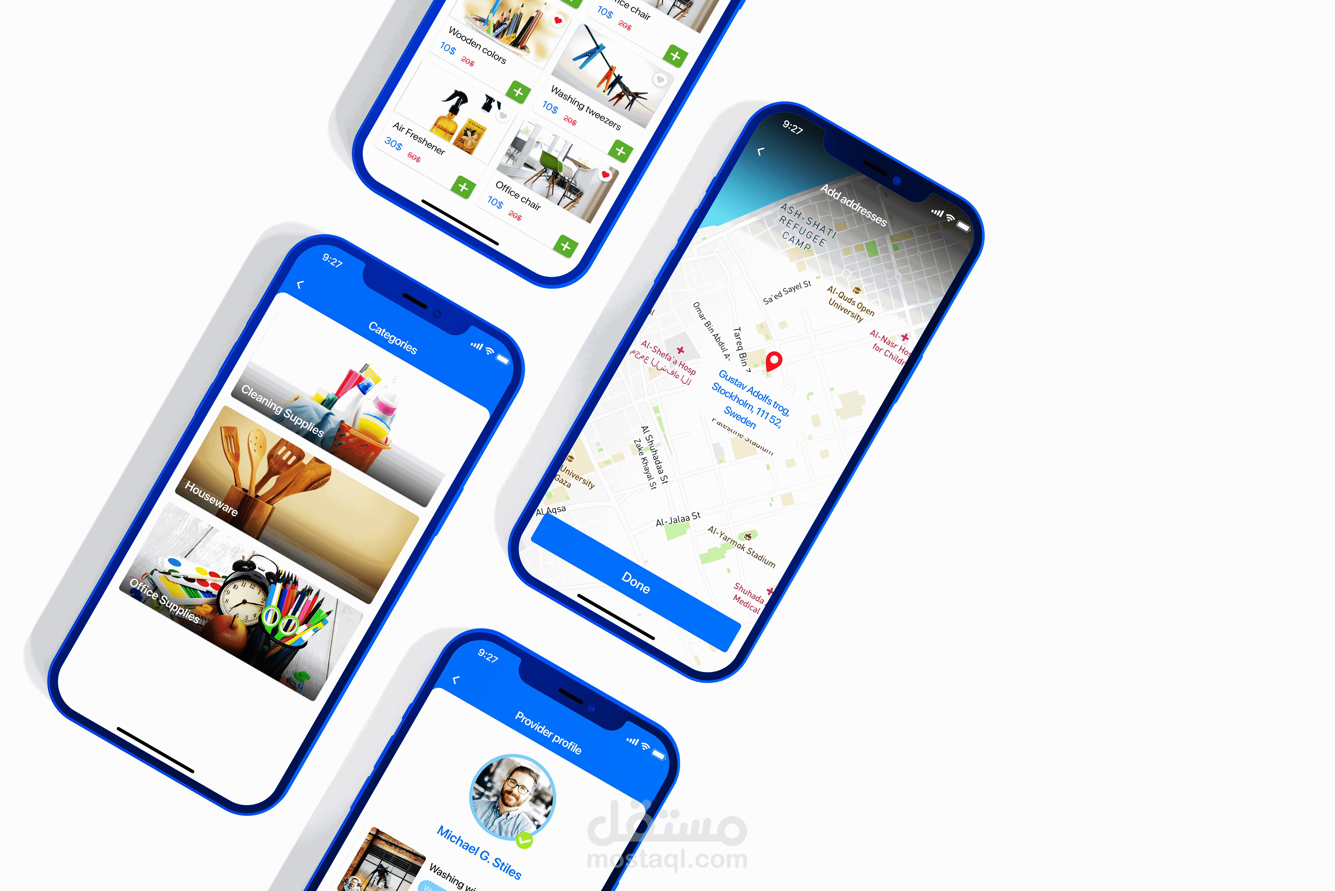 برمجة تطبيق Cleanify باستخدام Flutter