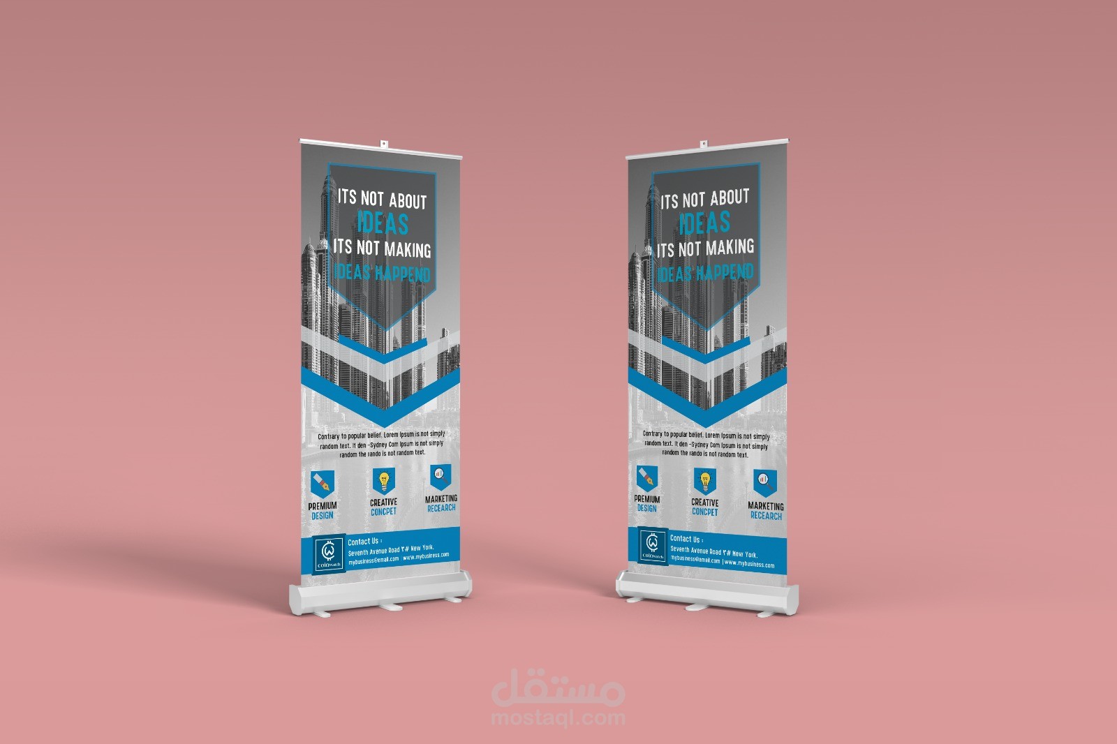 * تصميم رول أب أحترافي * * Professional roll up design *