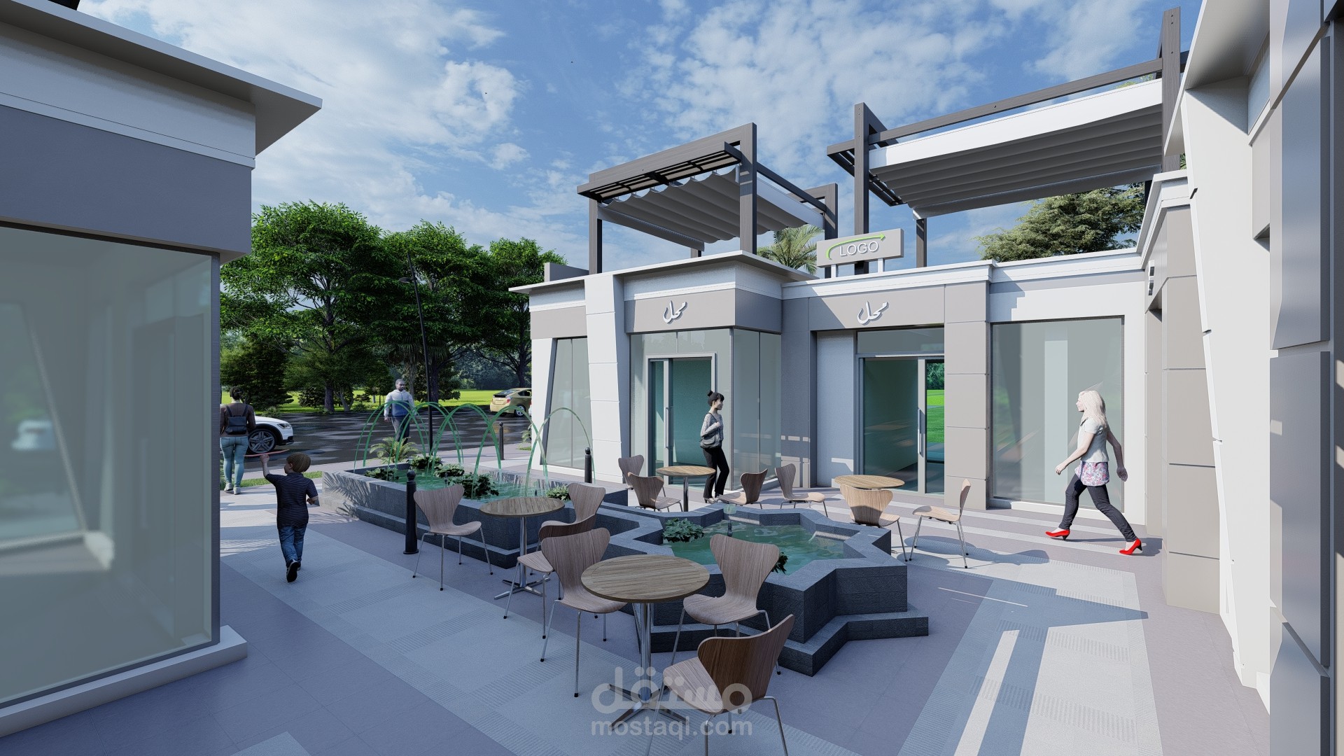 تصميم مول تجاري