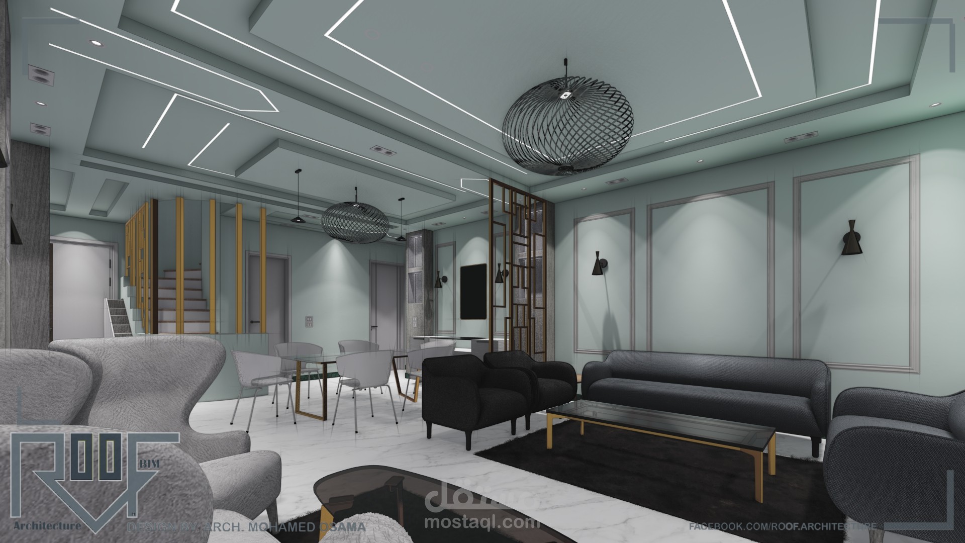 فيديو معماري لوحدة سكنية