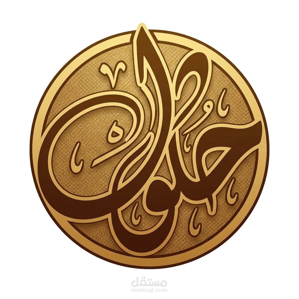 تصميم شعار احترافي (Logo Design) لعلامة تجارية في قطاع الحلويات - "حلوى"