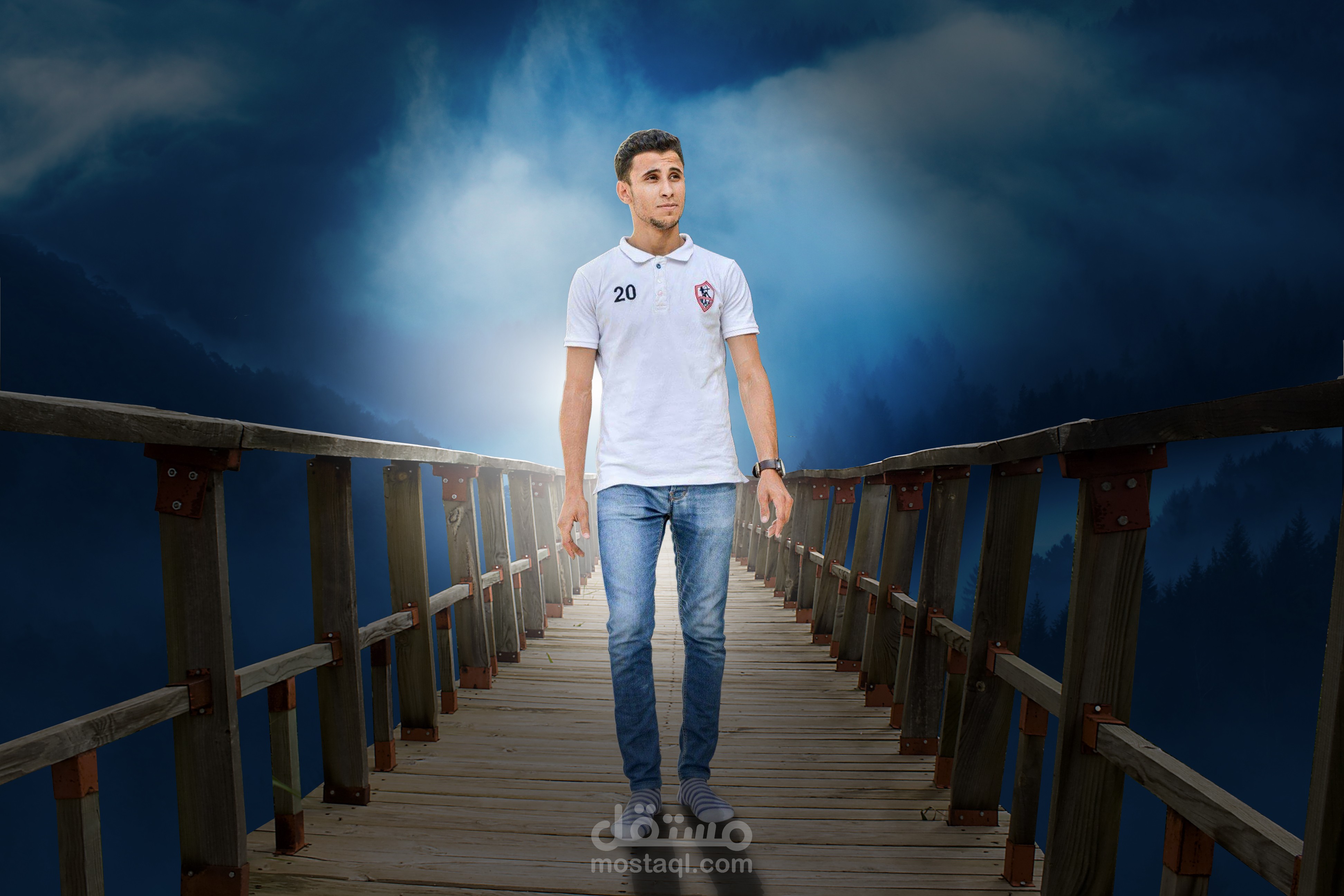 عمل دمج فى الصوره