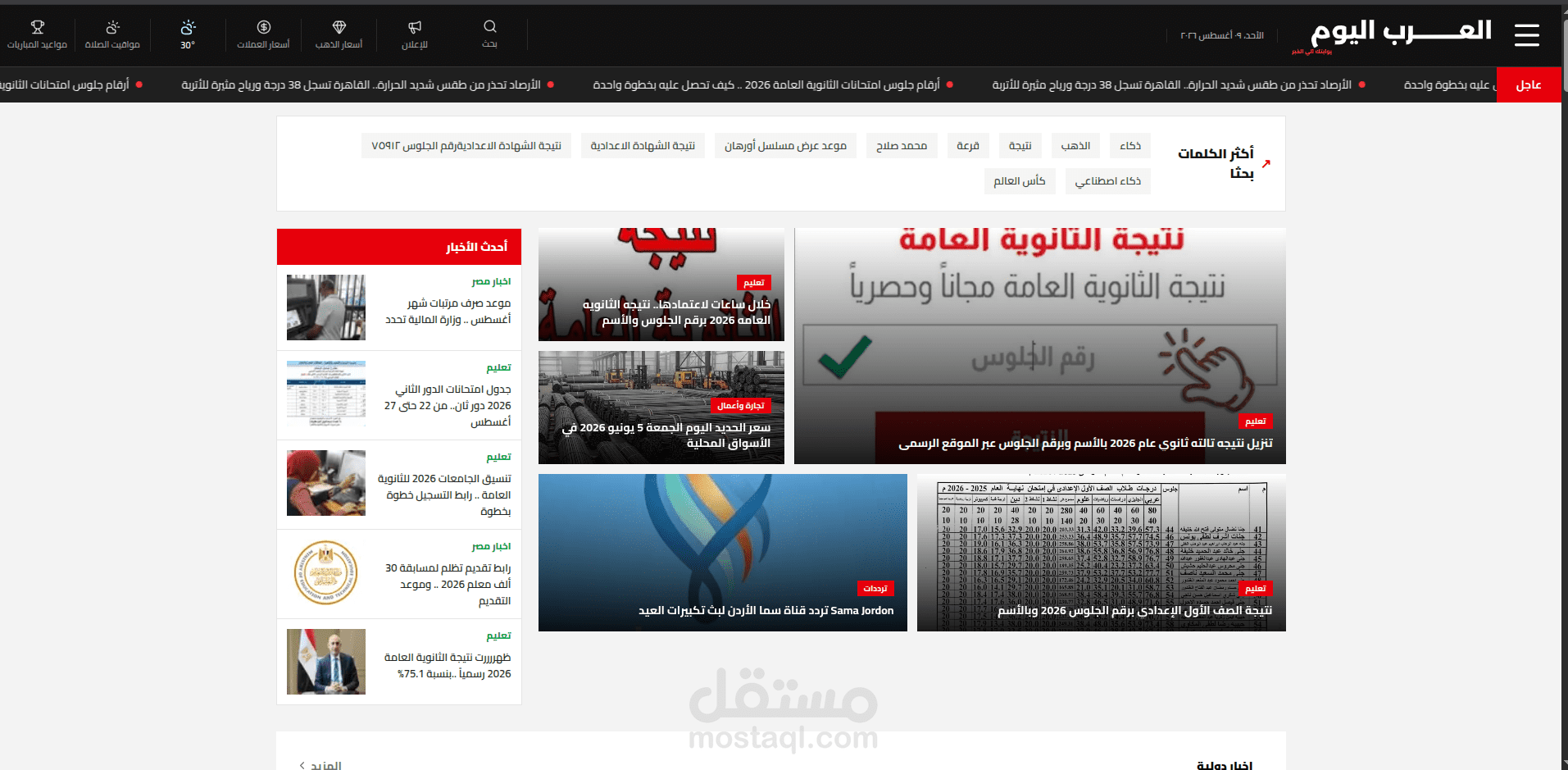تطوير مجله الكترونيه العرب اليوم