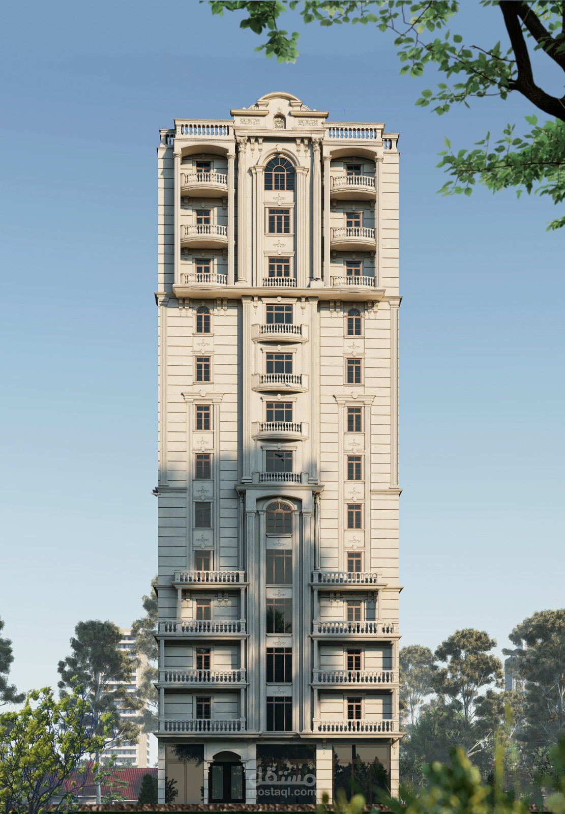 مبني سكني كلاسيكي