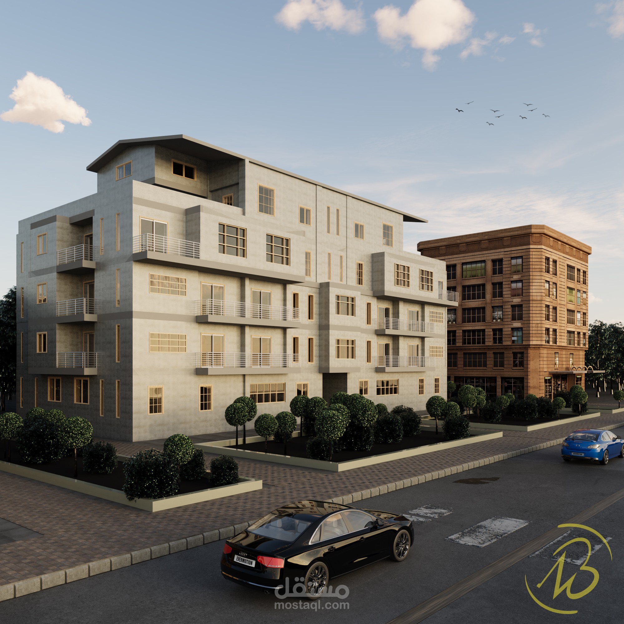 تصميم لبناء سكني