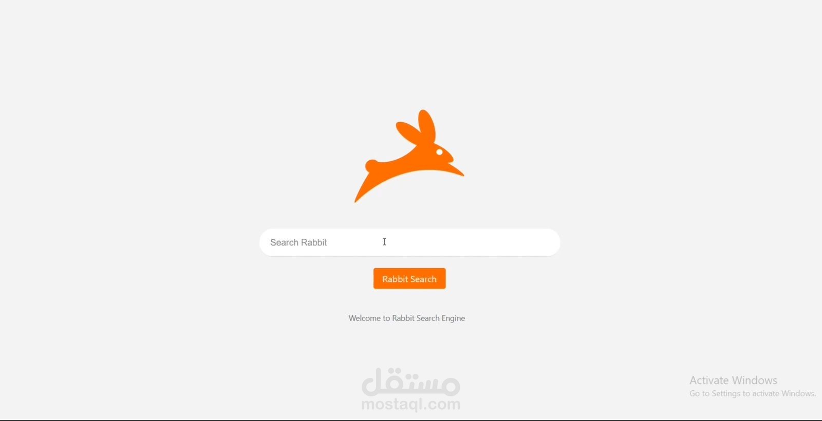 محرك بحث الأرنب - Rabbit Search Engine