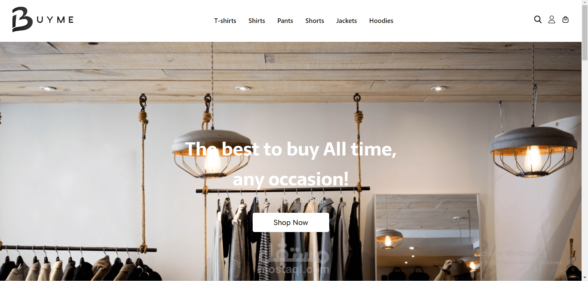 Shopping Website - موقع تسوق الكتروني