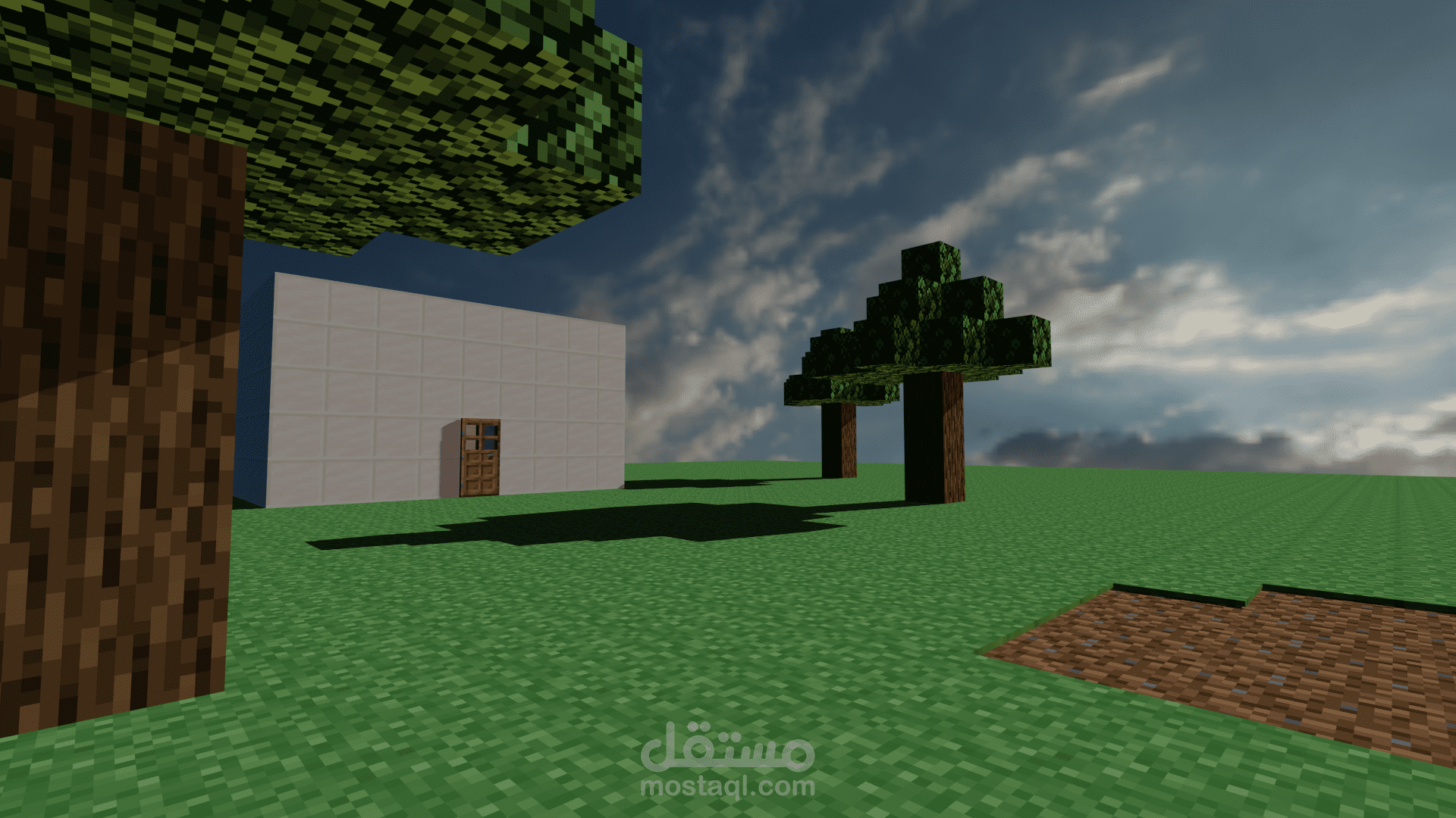 عمل تصميم  انميشن3D للعبة minecraft