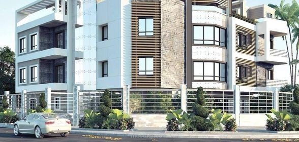 تصميم واجهة فيلا بالشيخ زايد (خط رفيع يفصل بين الحقيقه والخيال)