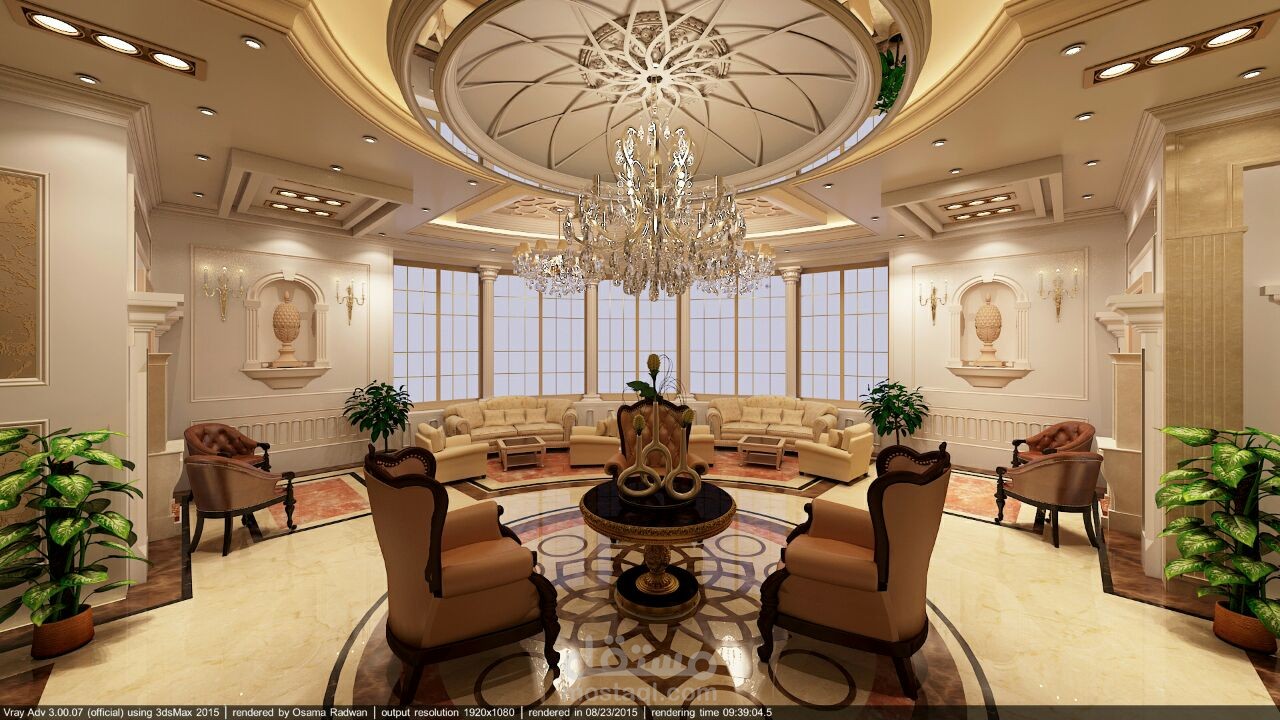 تصميم داخلي لفيلا بجده