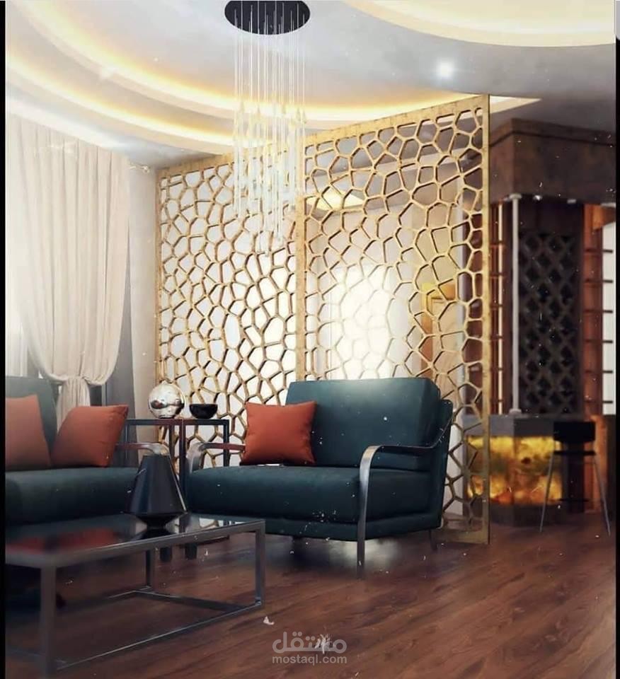 تصميم شقه نيو كلاسيك في جده