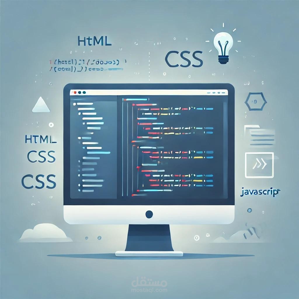 تصميم وبرمجة موقع ويب احترافي باستخدام HTML, CSS, وPHP