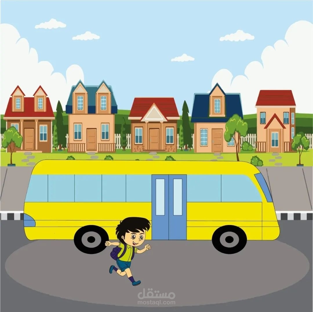 رسم غلاف لقصة أطفال