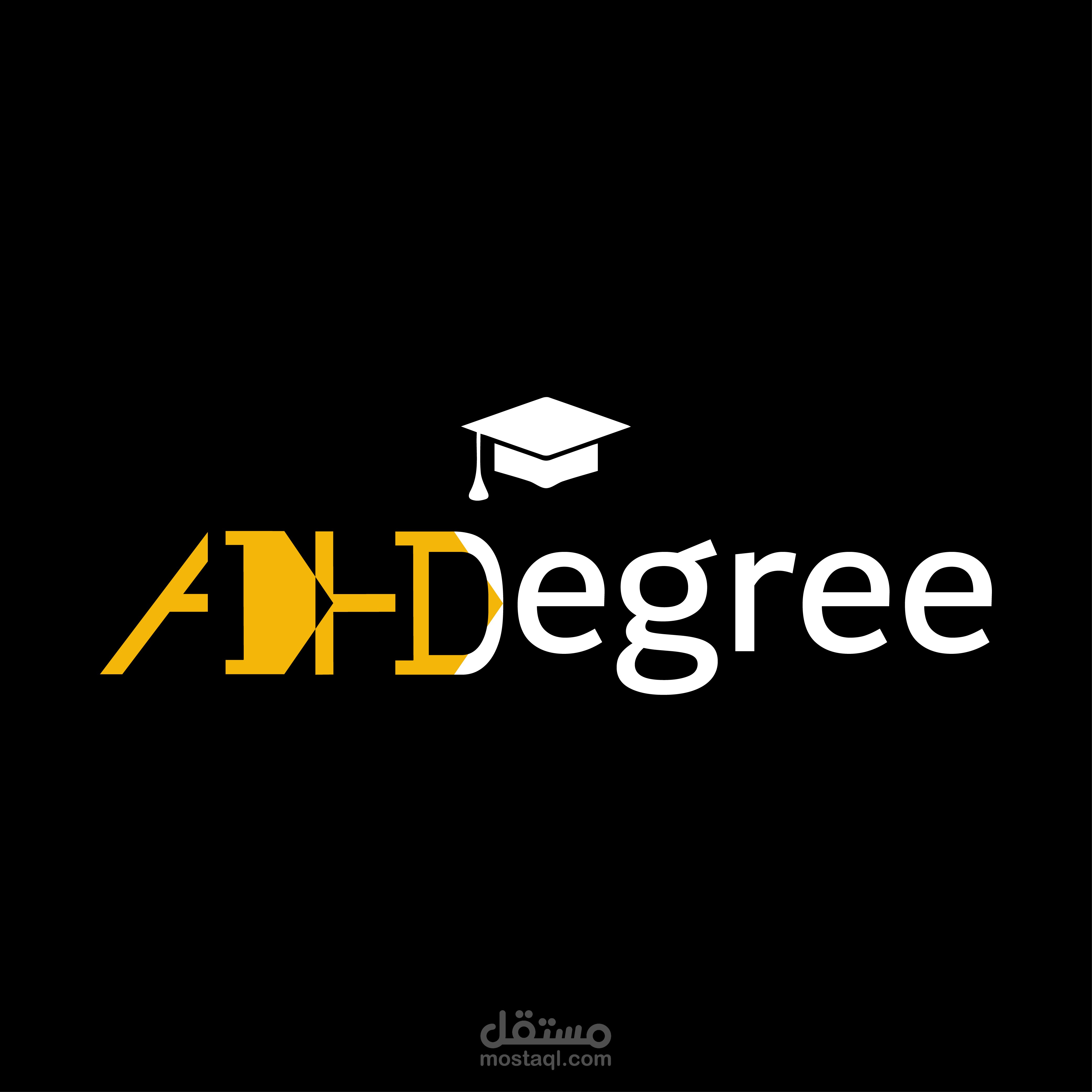 تصميم شعار لشركة ADHDegree المتخصصة في مساعدة طلاب الجامعات البريطانية الذين يعانون من فرط الحركة وعدم التركيز