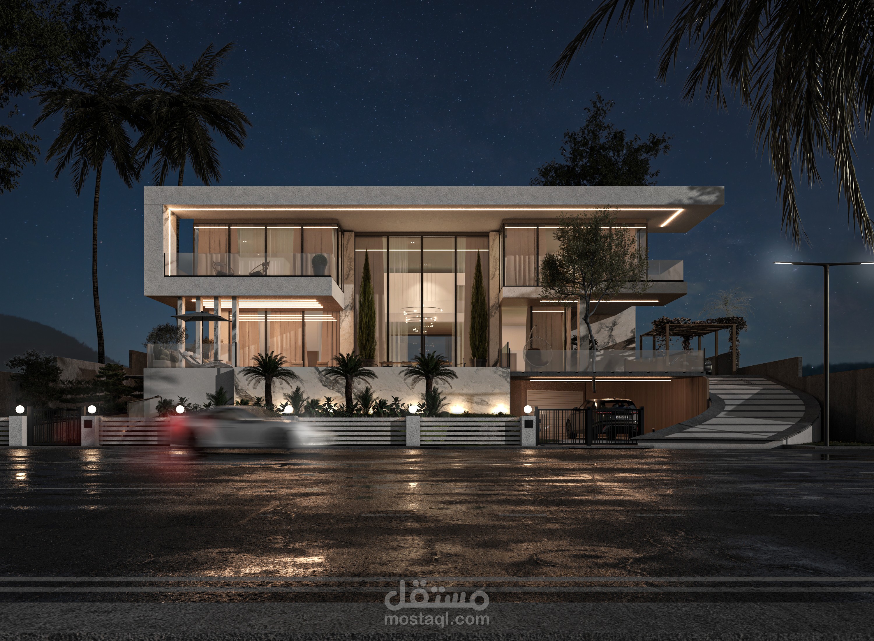 واجهة فيلا modern