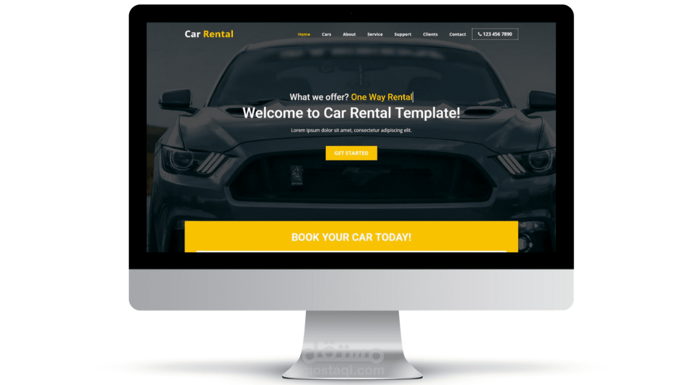 موقع لتأجير السيارات - حجز سيارات