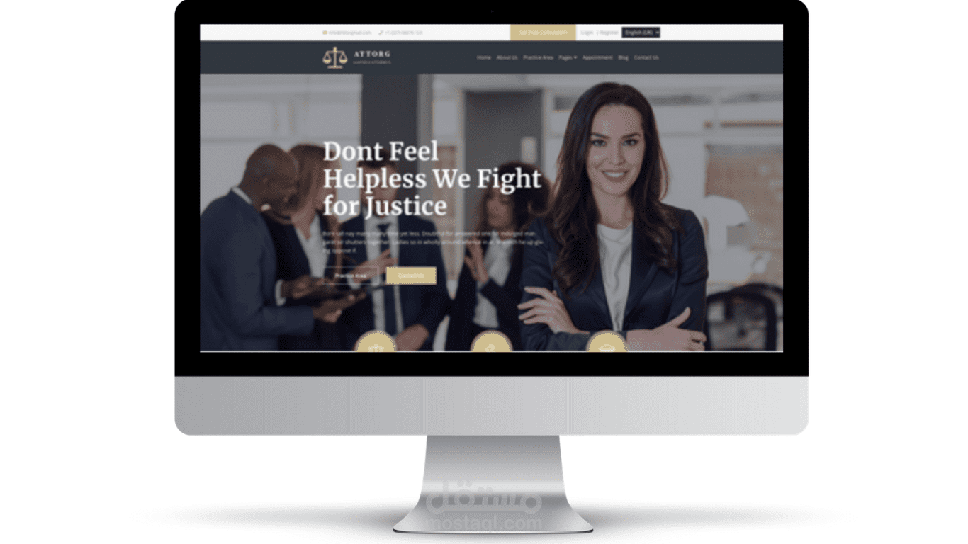 موقع  لصناع القانون الذين يرغبون في بناء موقع الويب الخاص بهم