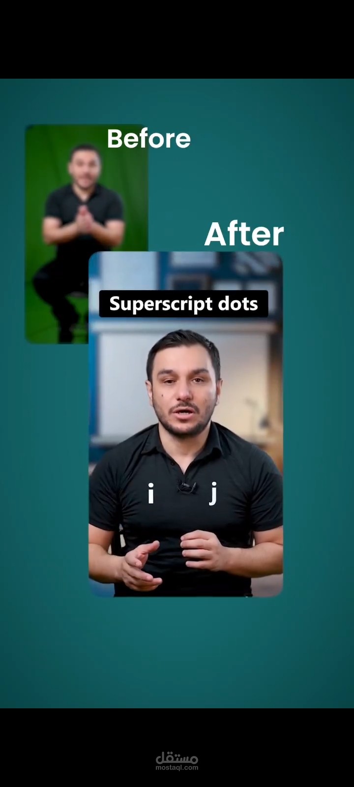 Talking head edit (educational)