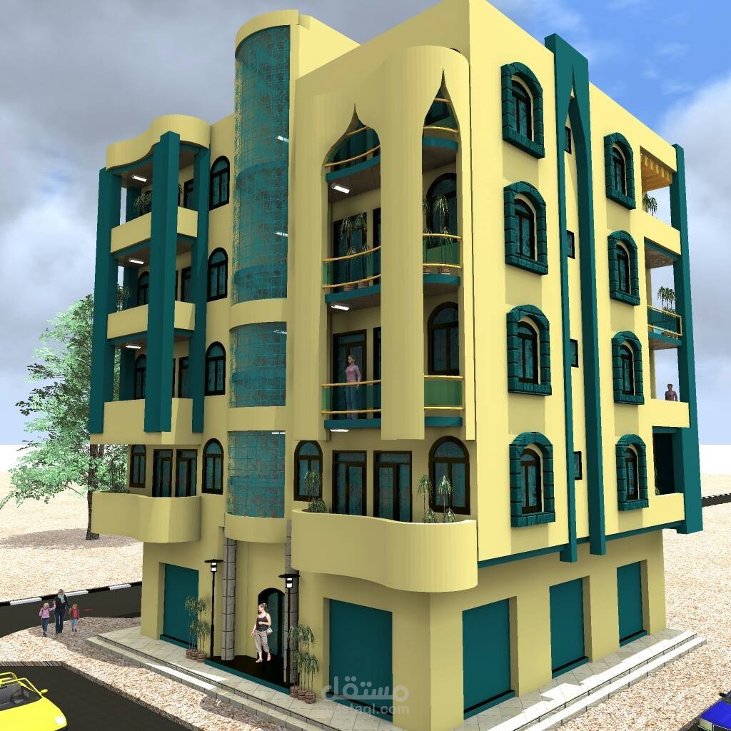 تصميم مباني سكنيه وعمل جميع المخططات المعماريه