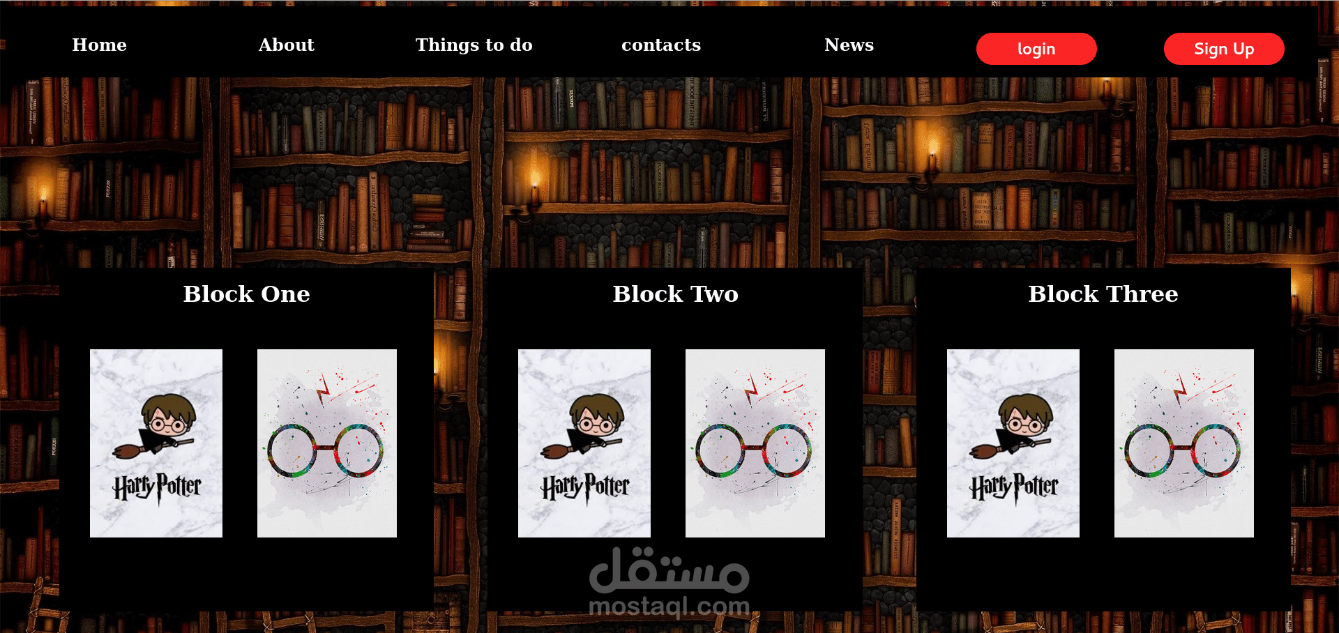 Hogwart’s Library Project