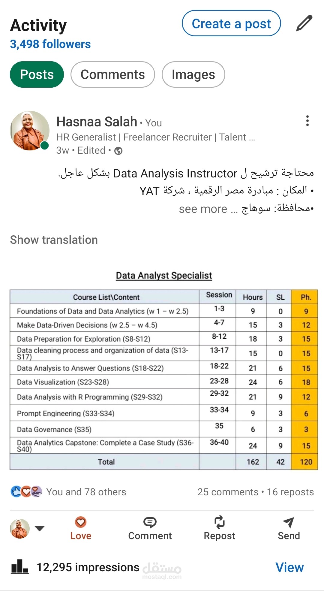 تعديل وعمل حسابك على منصة لينكدان