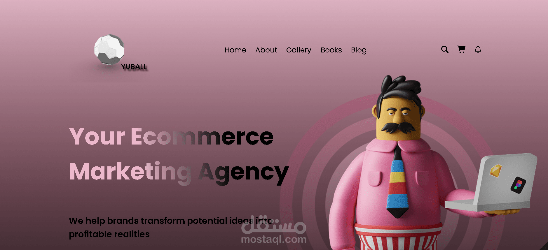 Landing Page لوكالة تسويق رقمي