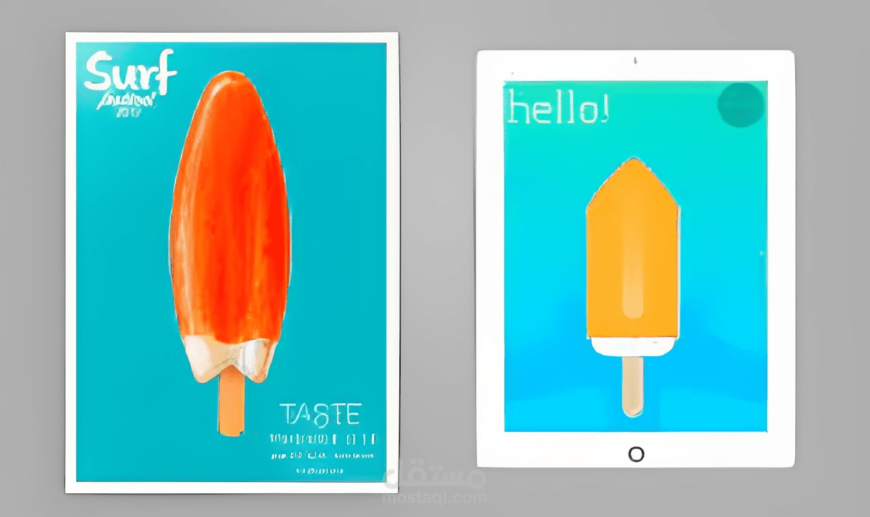 تصميم بوسترات للمنتجات