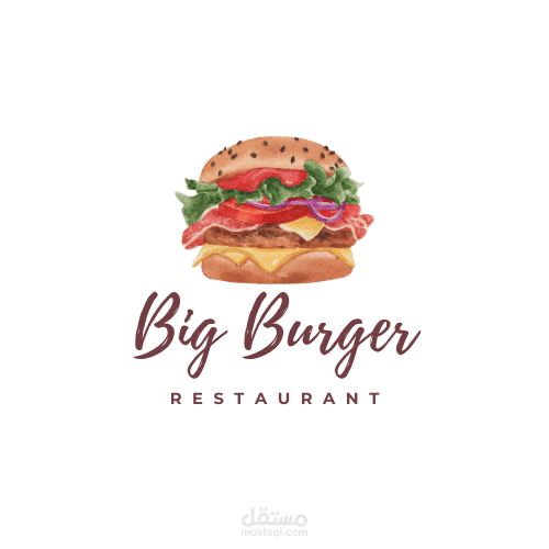 لوجو لمطعم برجر