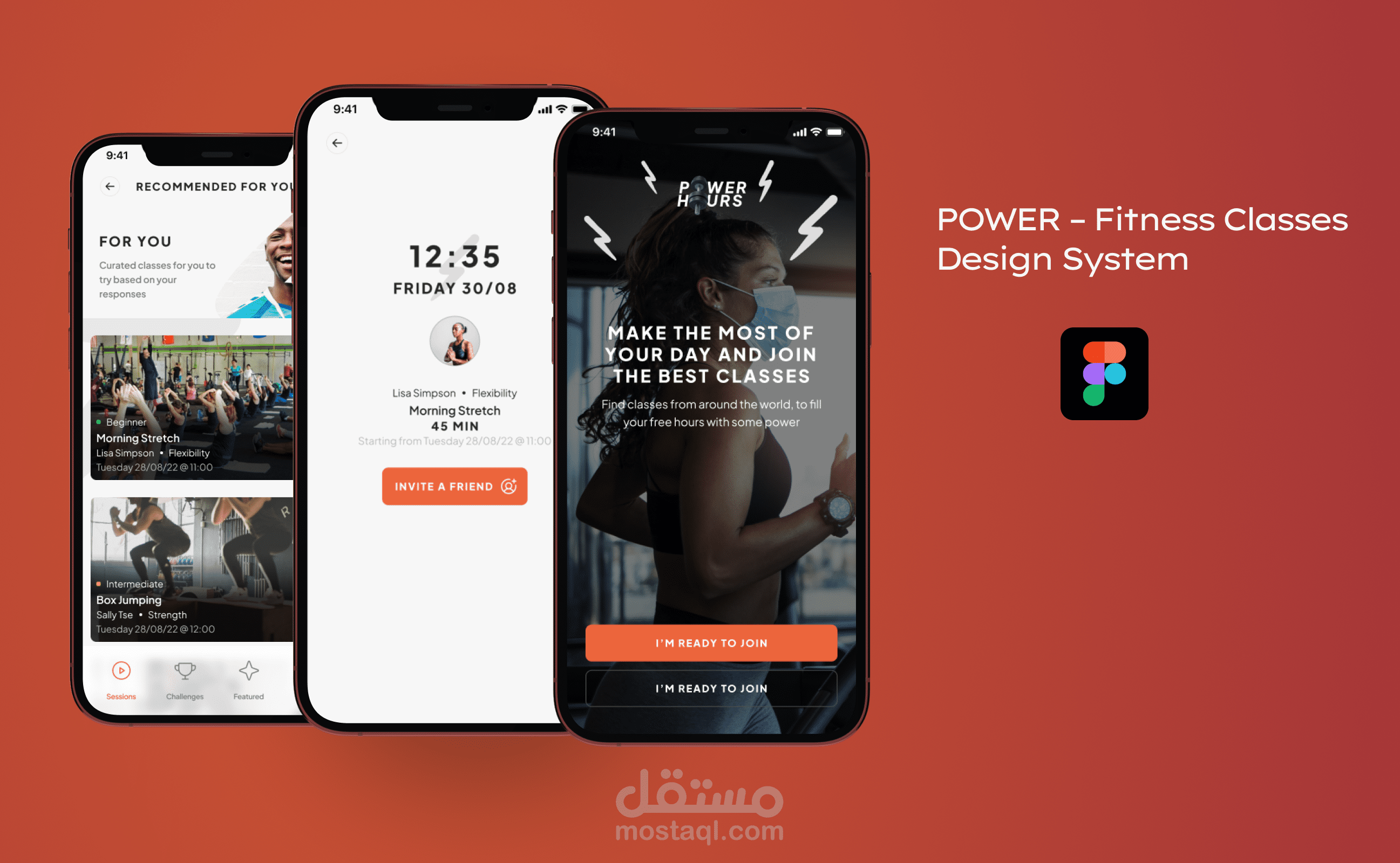 POWER- Fitnees Classes Design System