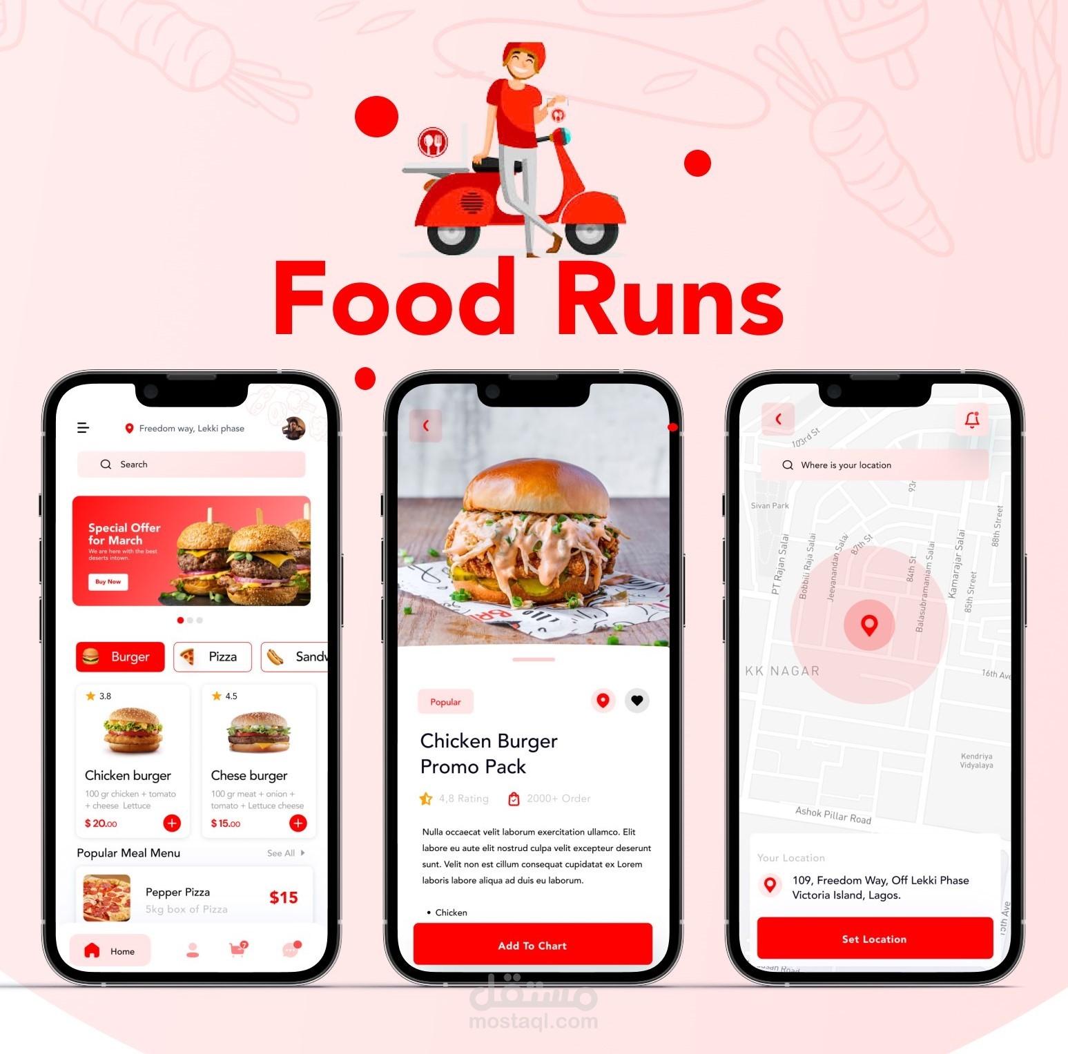 Food Runs Mobile App