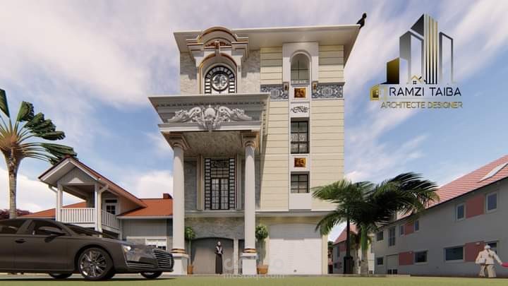 استدراك وتصحيح واجهة سكنية بطابع كلاسيكي