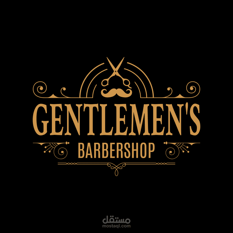 Logo for a barber shop