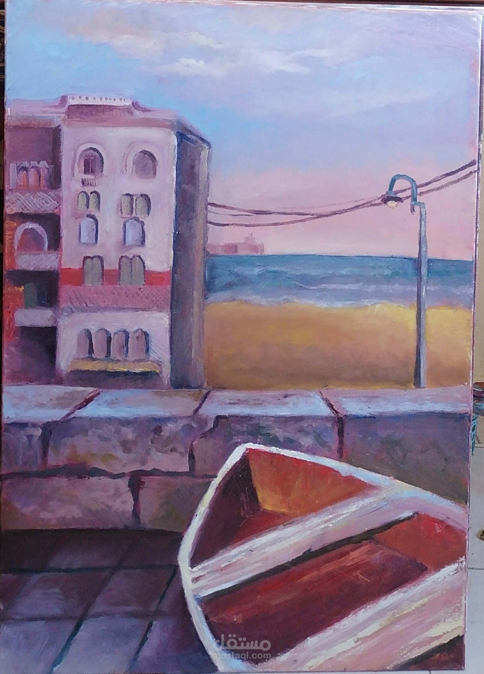 مشهد  مستوحي من اسكندرية