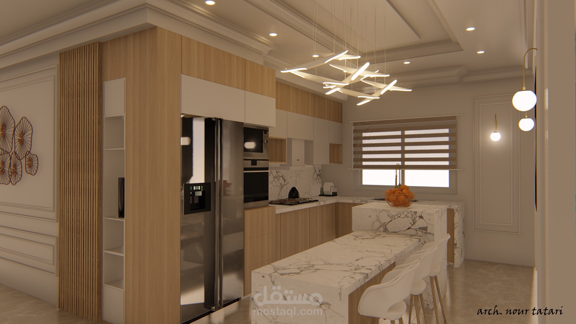 تصميم داخلي لمطبخ