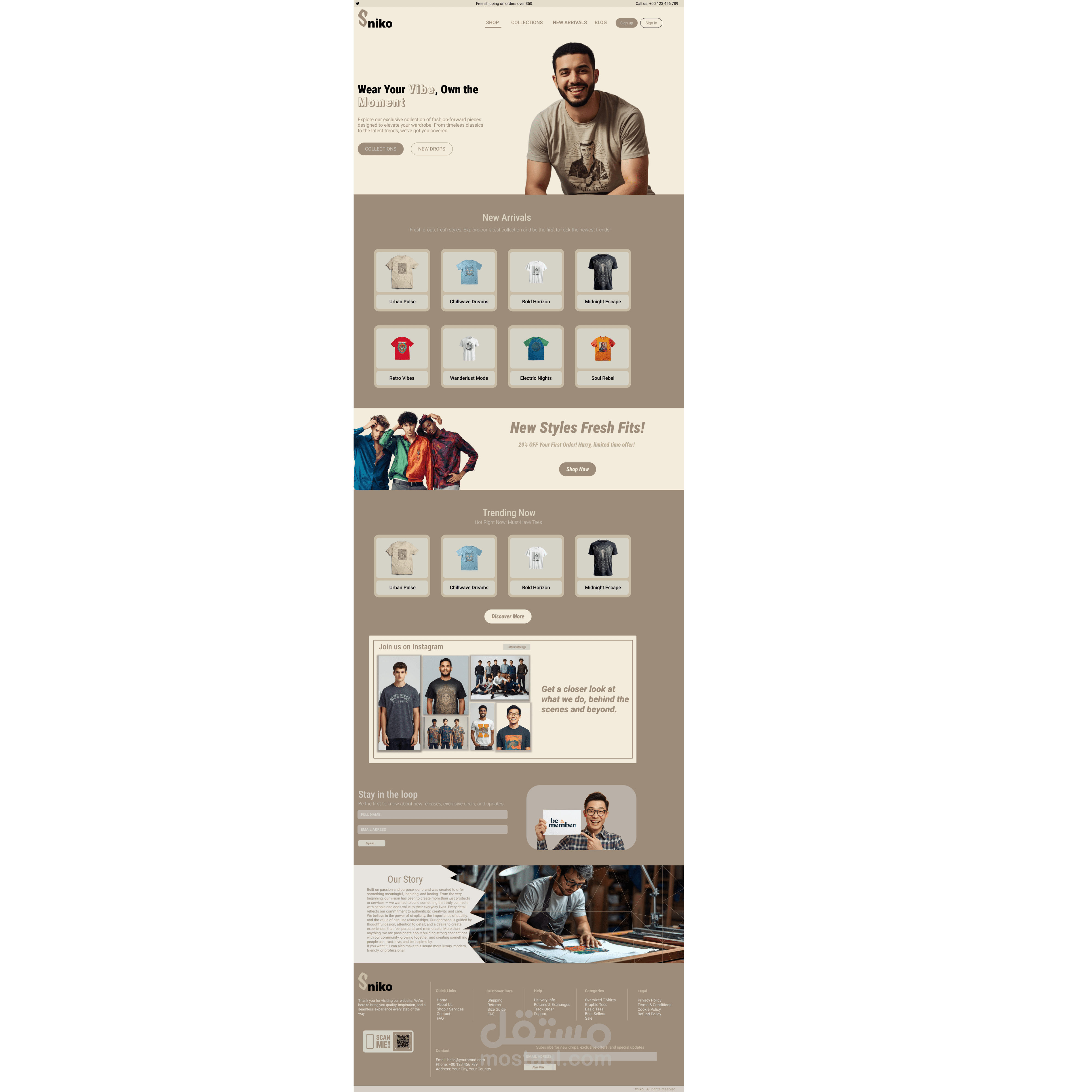 صفحة هبوط لمتجر تجاري  landing page  ecommerce
