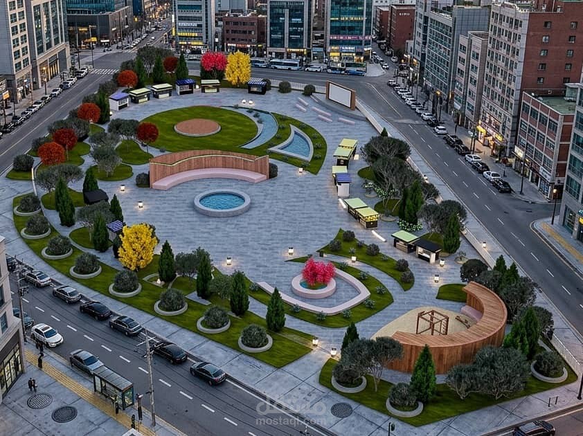 Landscape design|اعادة تأهيل حديقة متكاملة