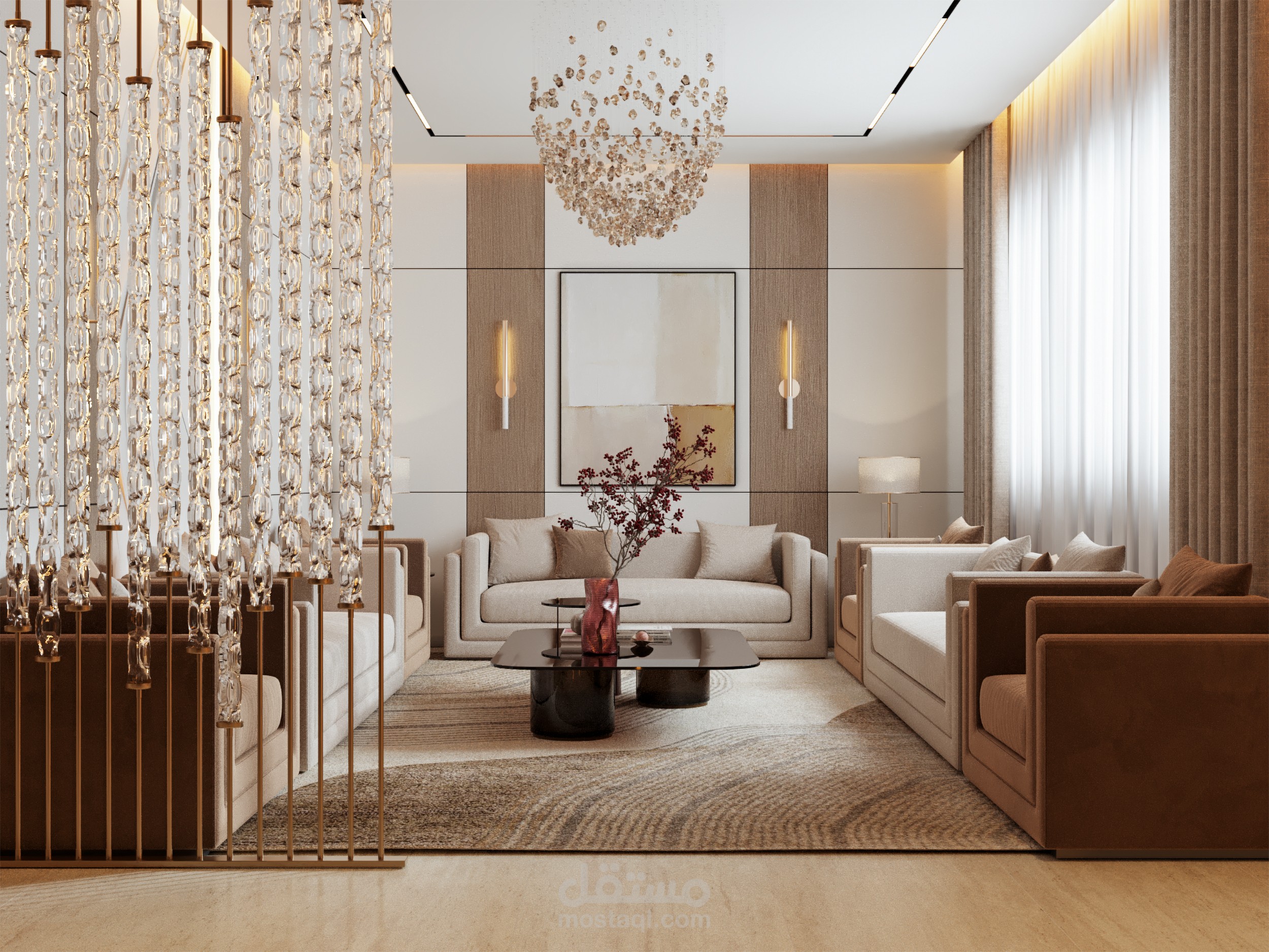 تصميم مجلس بستايل مودرن.
