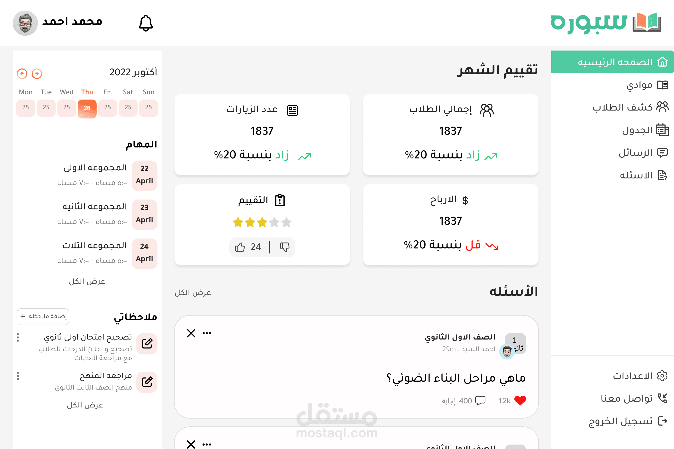 dashboard design