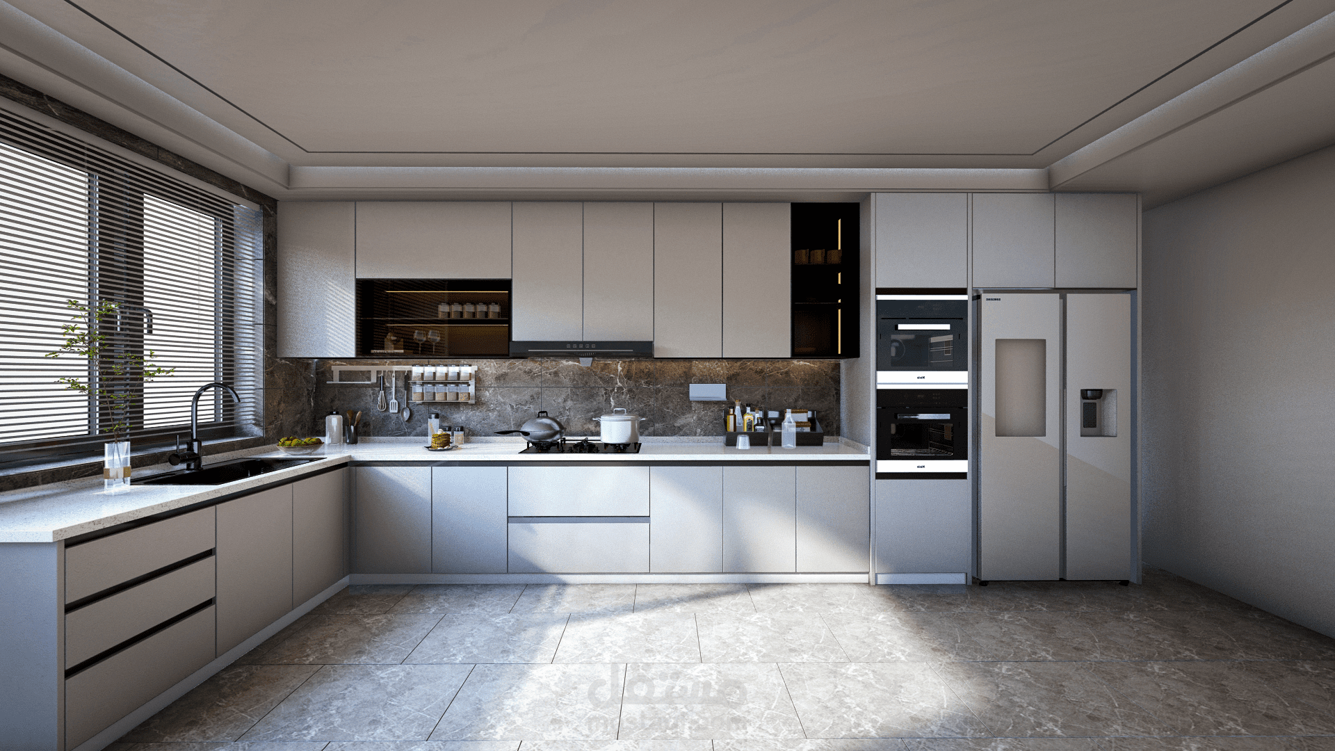 رندر داخلي - Interior render