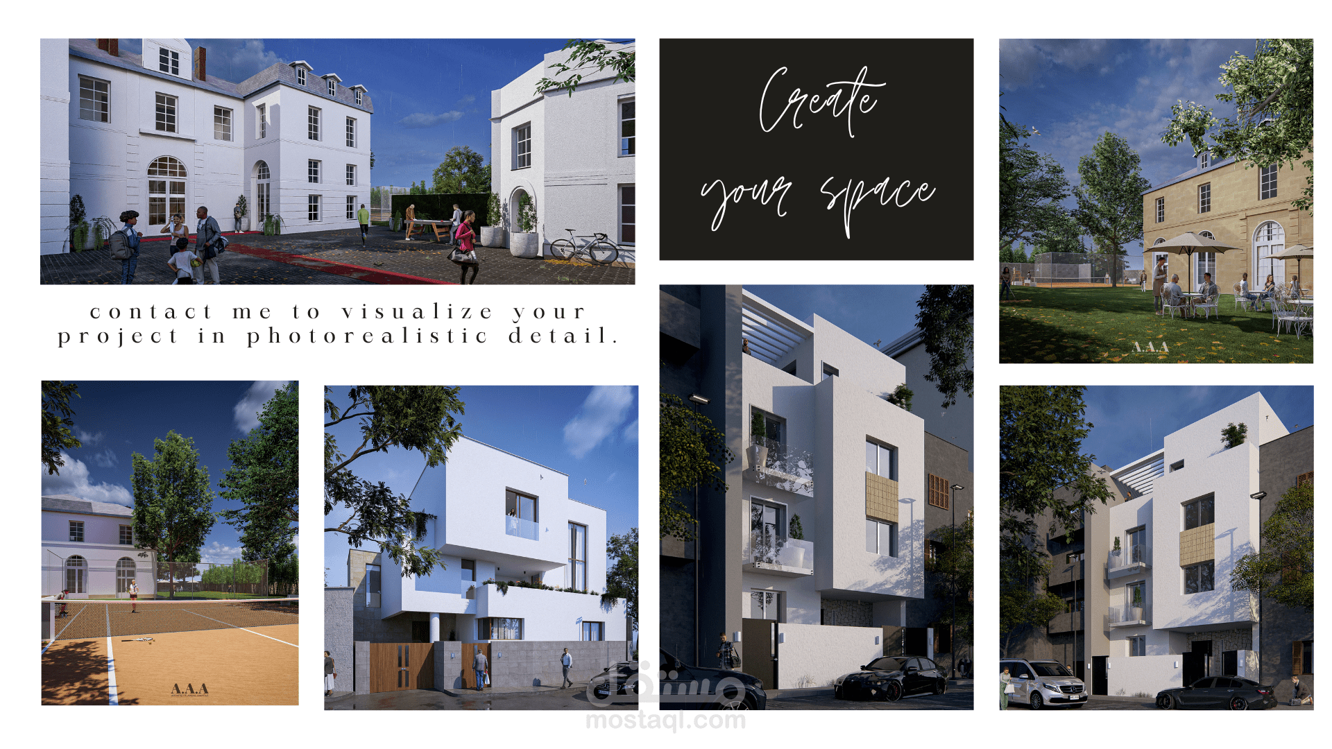 رندر خارجي - Exterior render