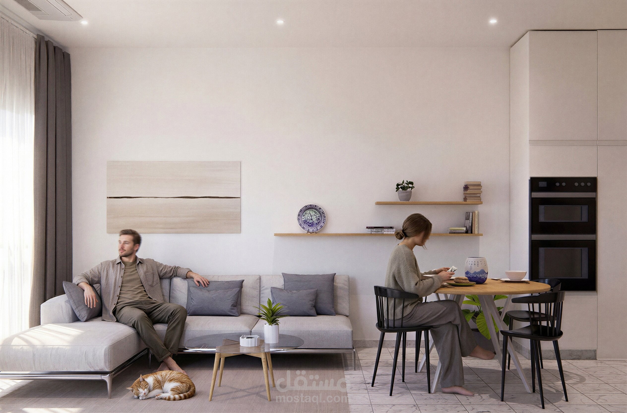 رندر داخلي - Interior render