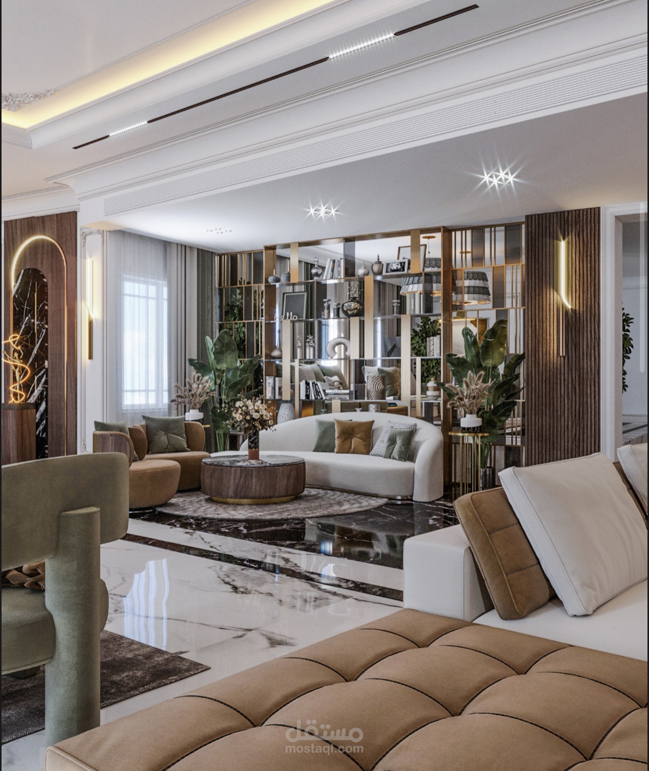 Modern Reception-Dinning Area