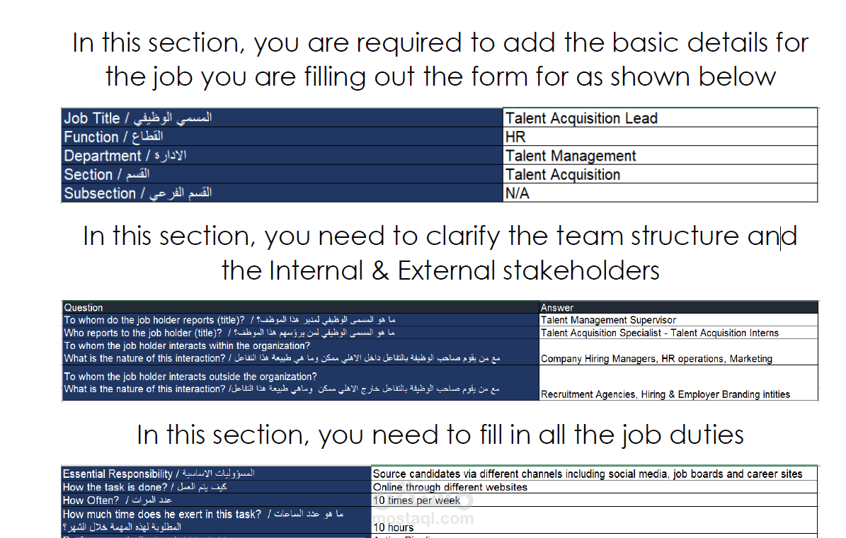 job analysis