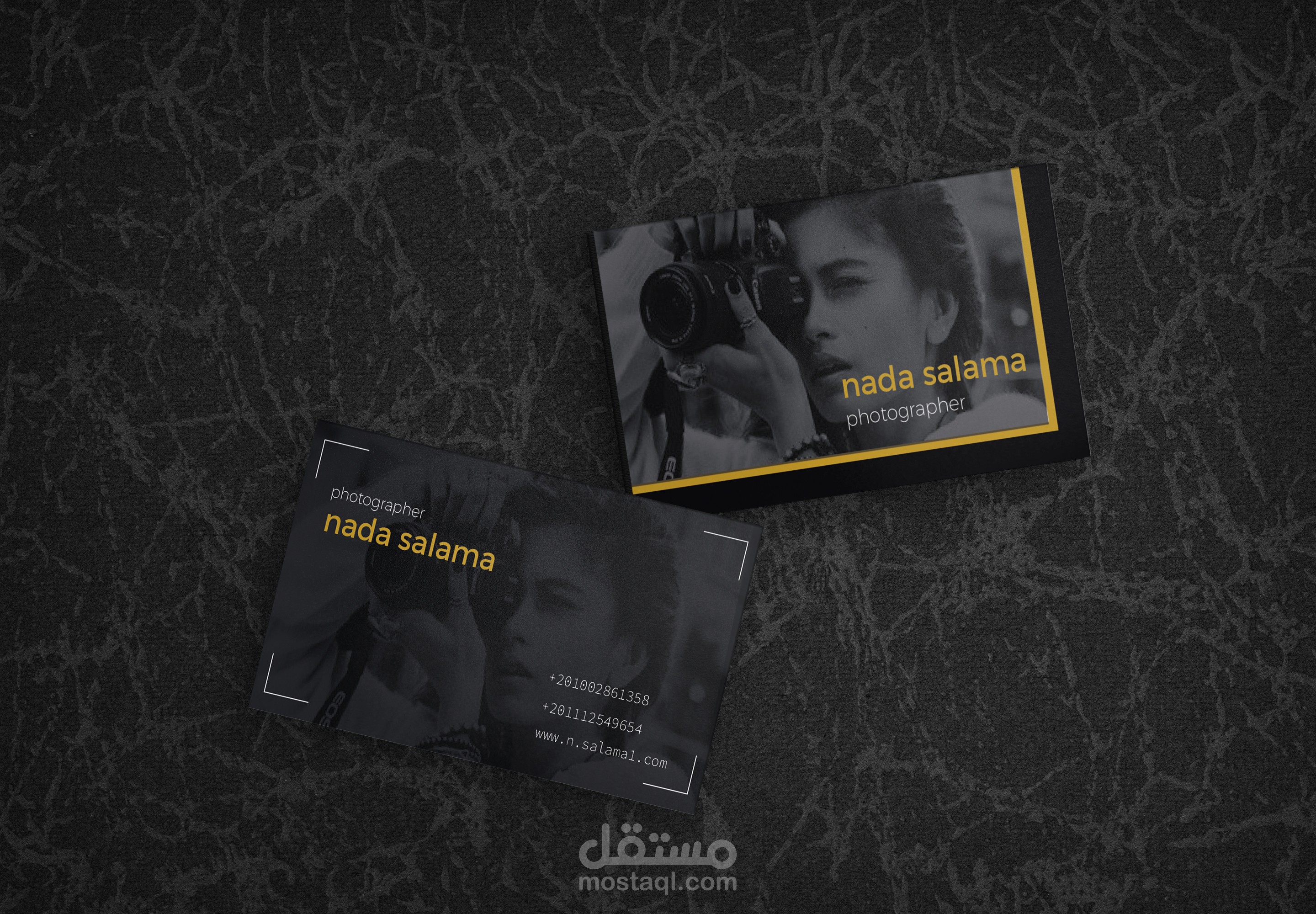 تصميمات بطاقات عمل أحترافية