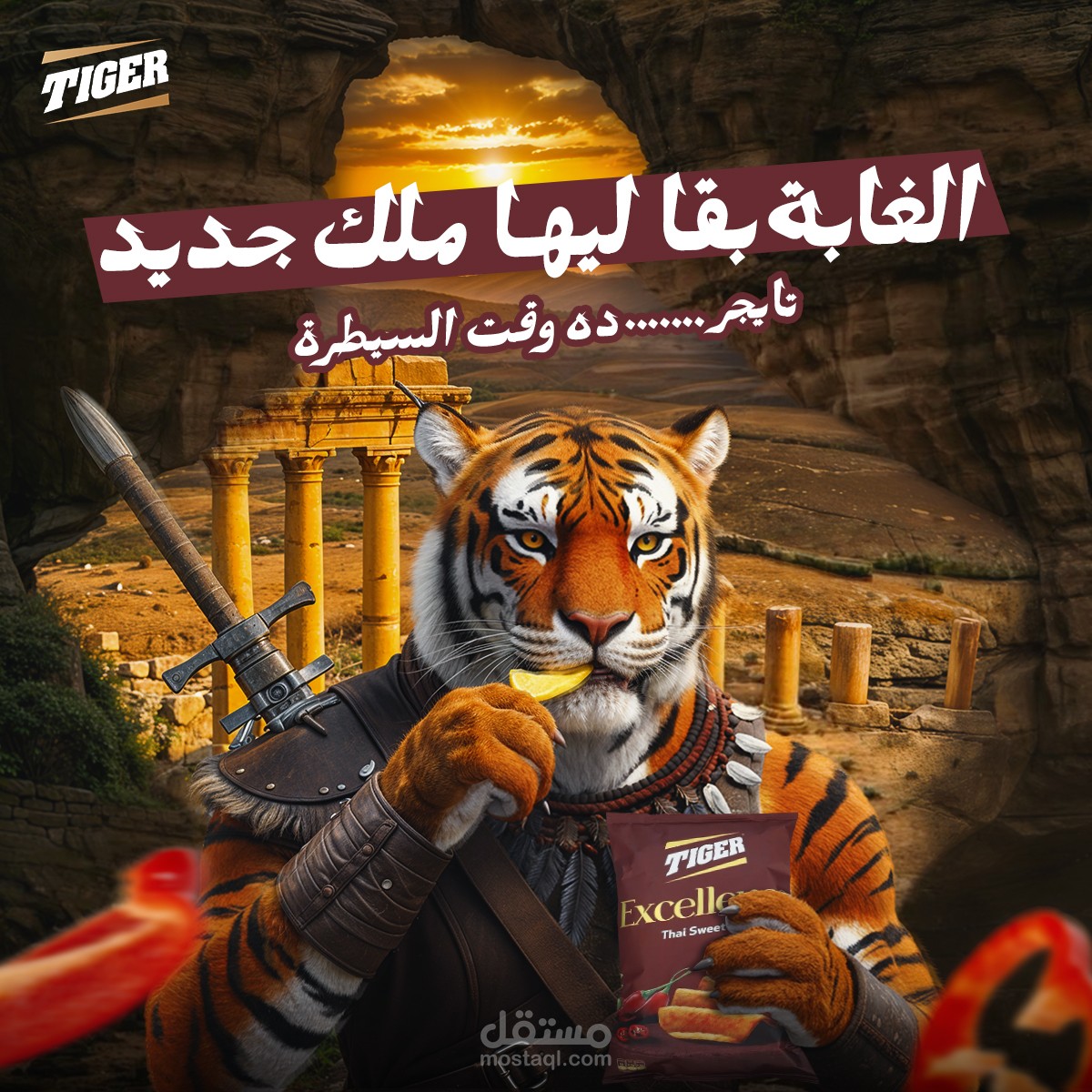 تايجر شيبس - تصميمات سوشيال ميديا