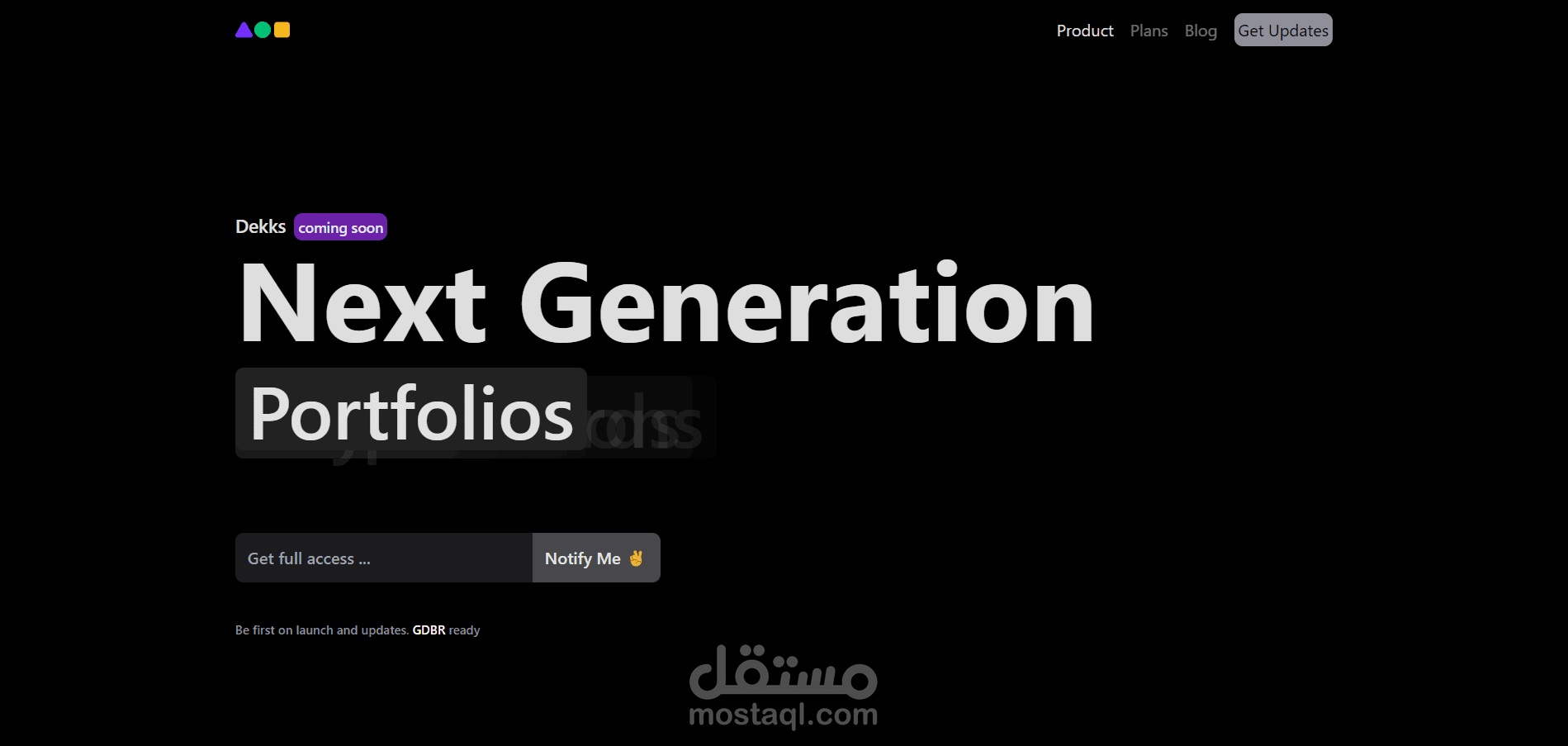 موقع و بورتفوليو لشركه ديكس