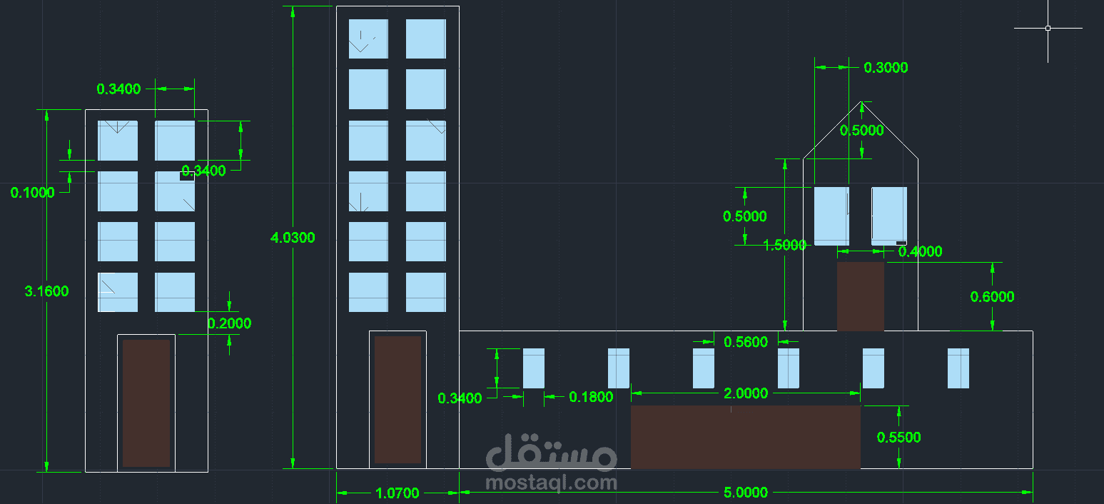 واجهه ثنائيه الابعاد
