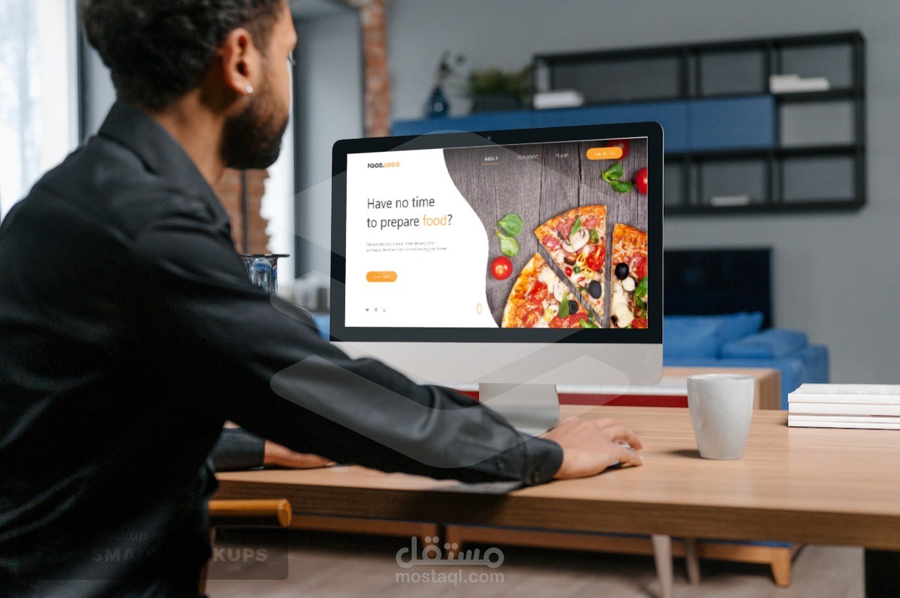 تصميم لمطعم بيتزا