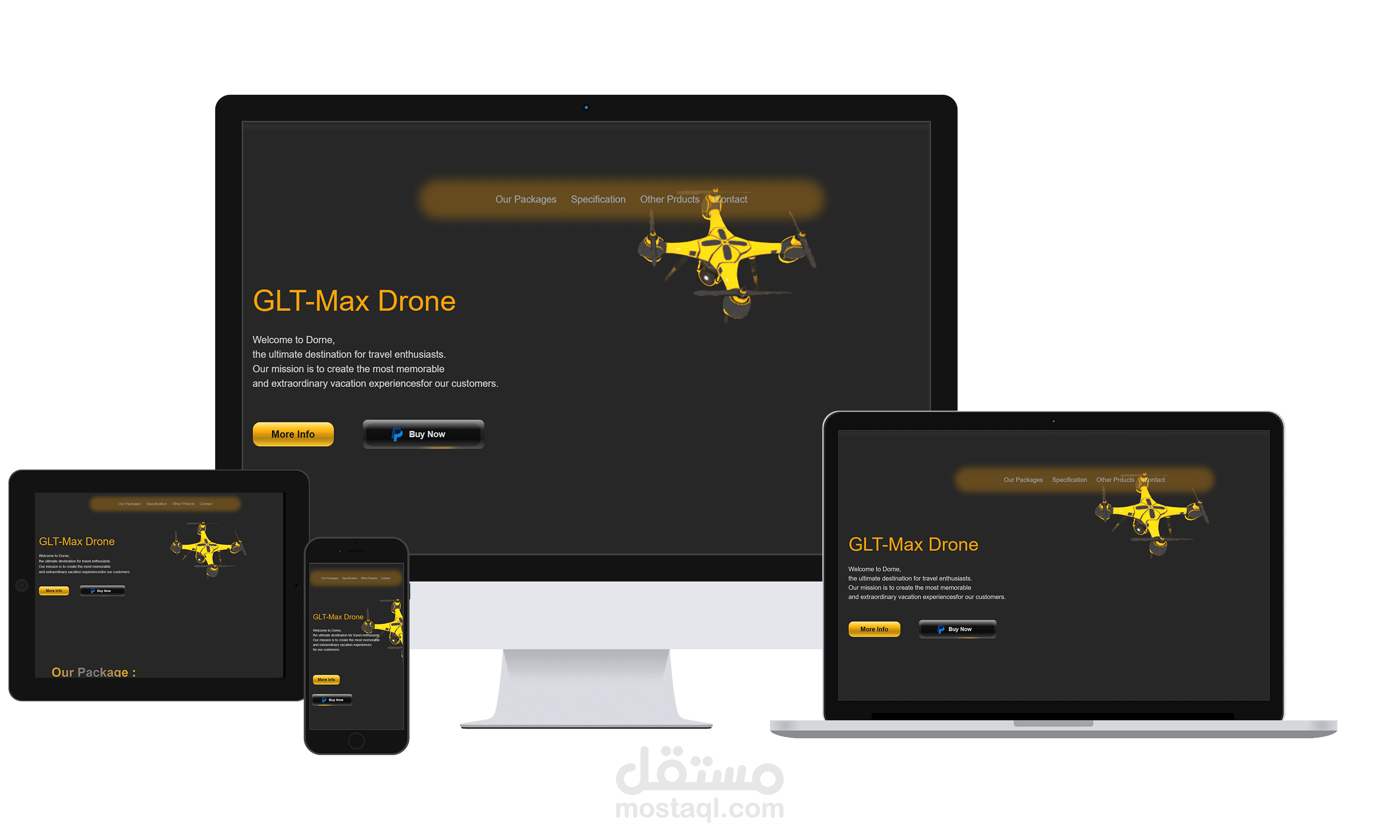 Drone Landing-Page